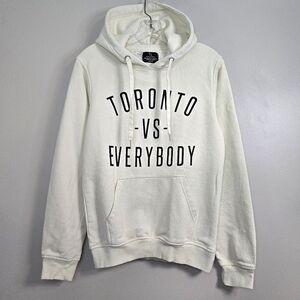 🇨🇦 Peace Collective TORONTO -VS- EVERYBODY Cream Hoodie, Size XS ~ Like New
